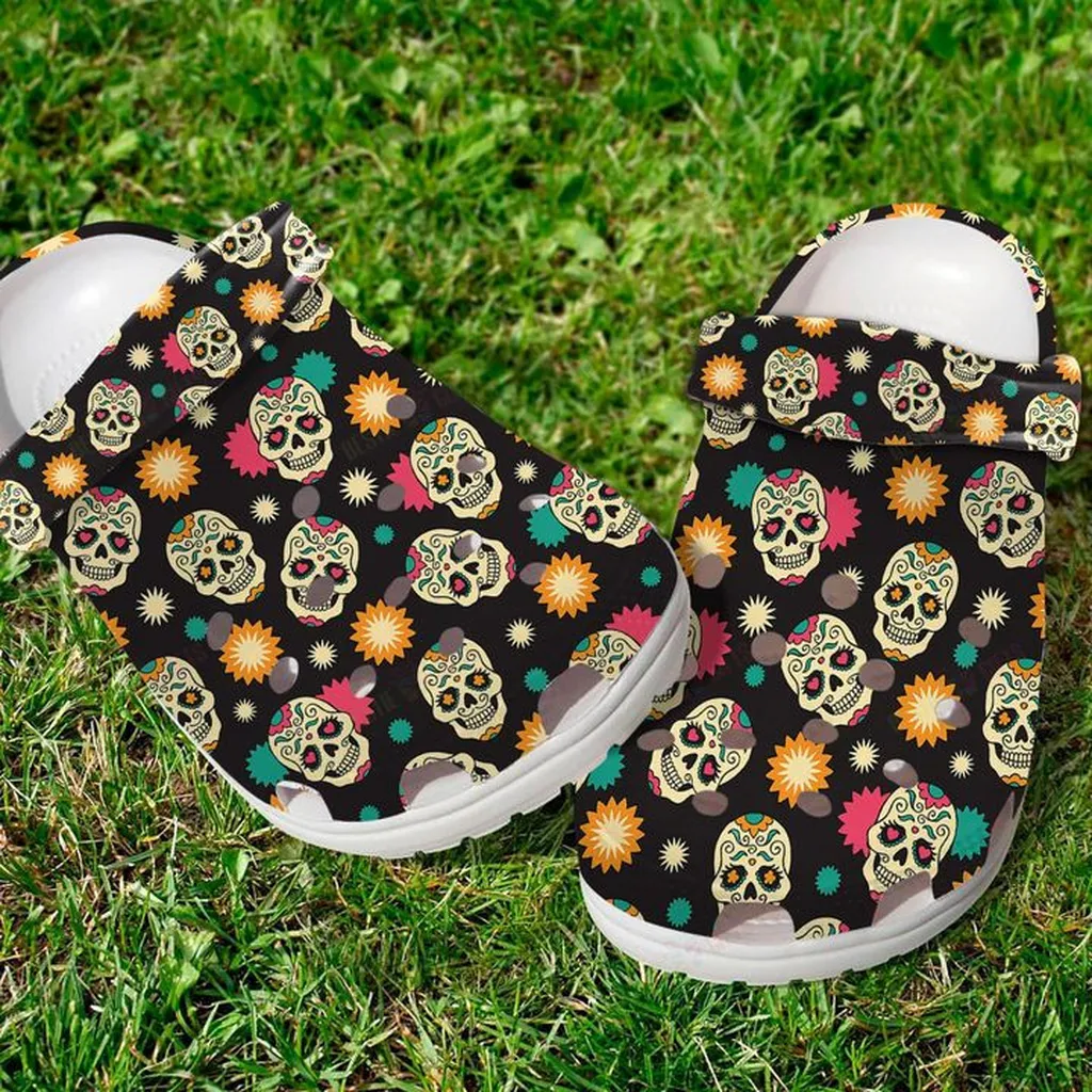 Skull Collection Crocs Classic Clogs