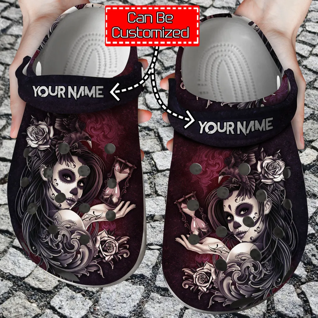 Skull Crocs - Skull Crimson Sugar Clog