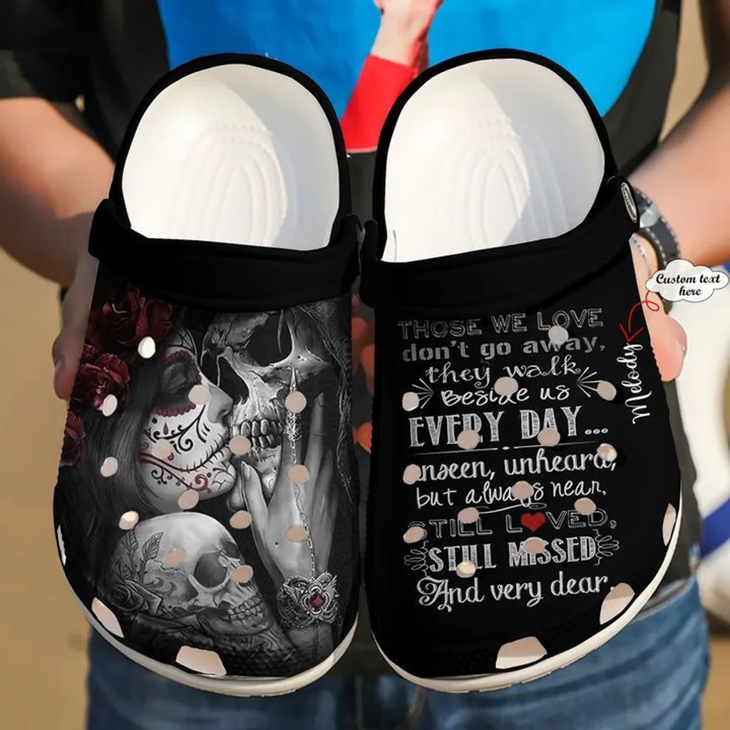 Skull Crocs - Skull Personalized Those We Love Clog