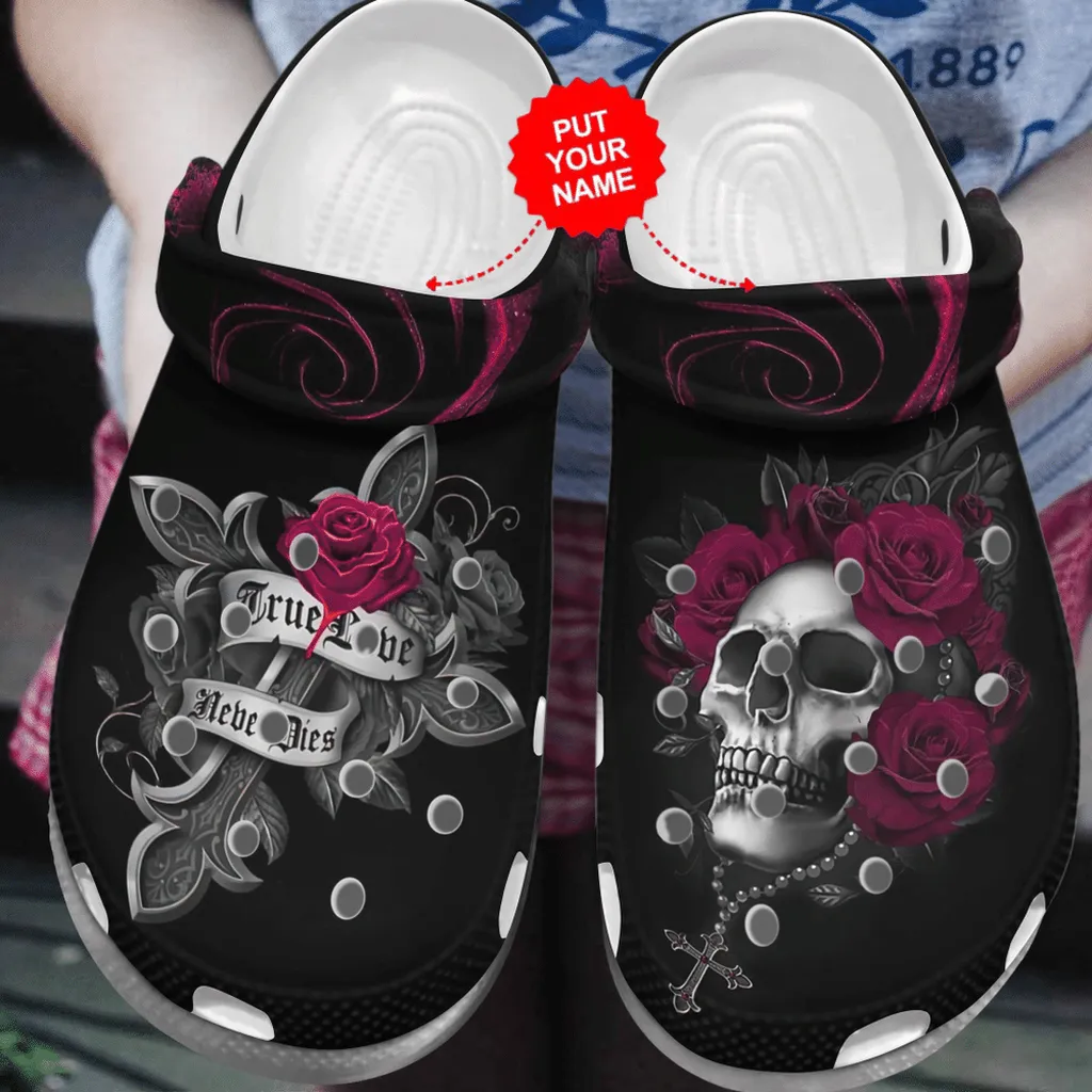 Skull Crocs - True Lover Never Dies Clog