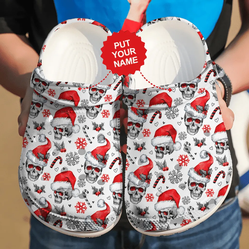 Skull Heaven Christmas Crocs Clog