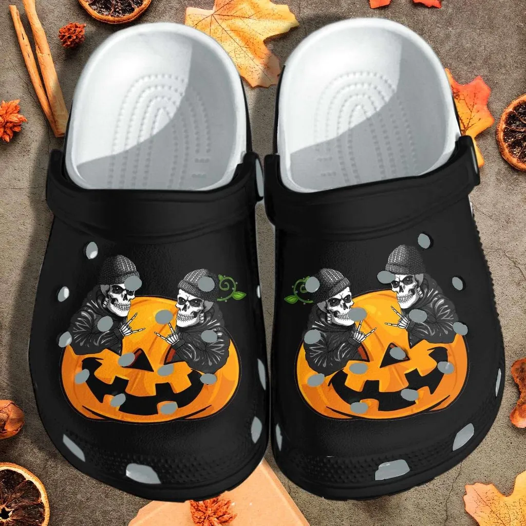 Skull Hip Hop Tattoo Crocs Crocband Clogs