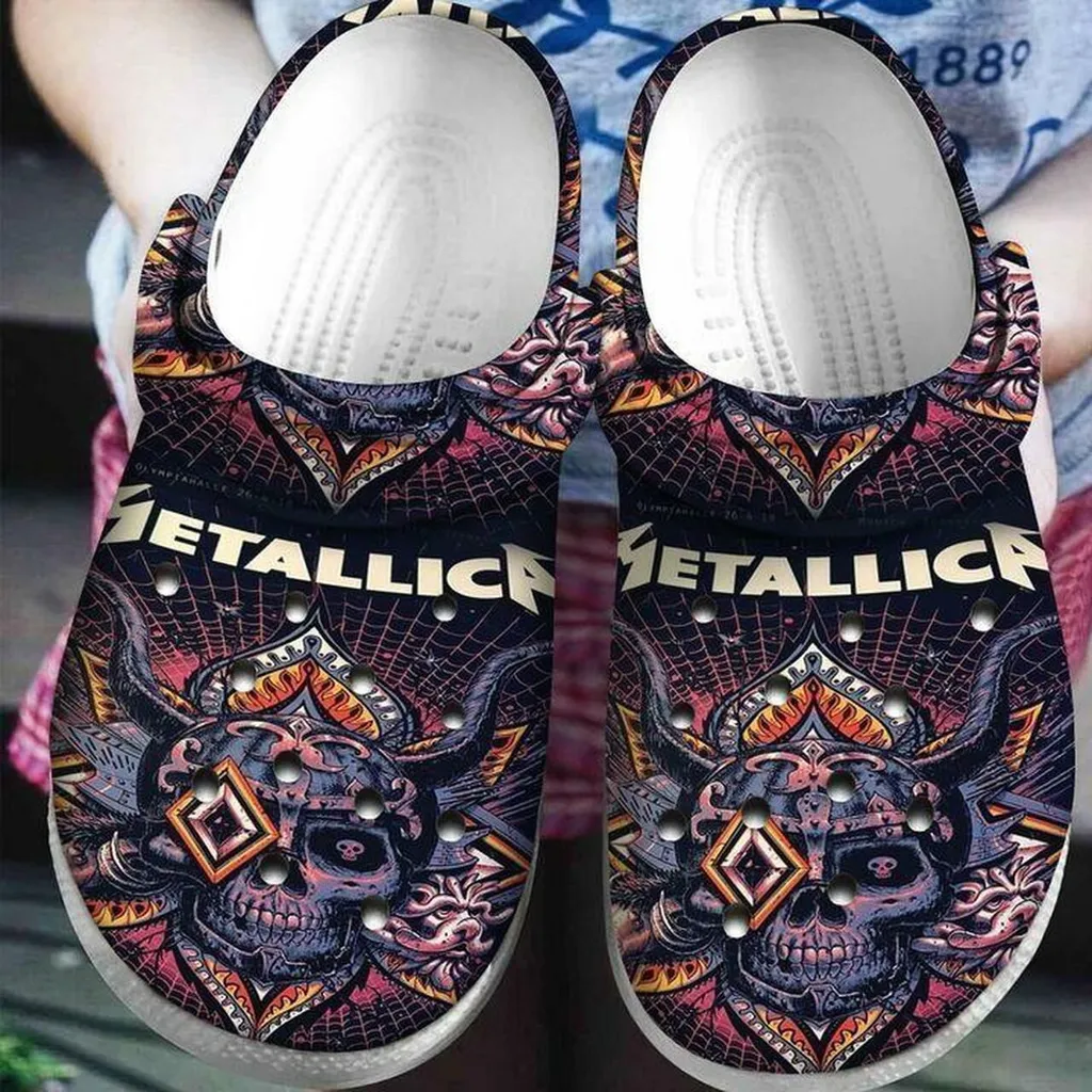 Skull Mandala Personalized 5 Gift For Lover Rubber Crocs Clog