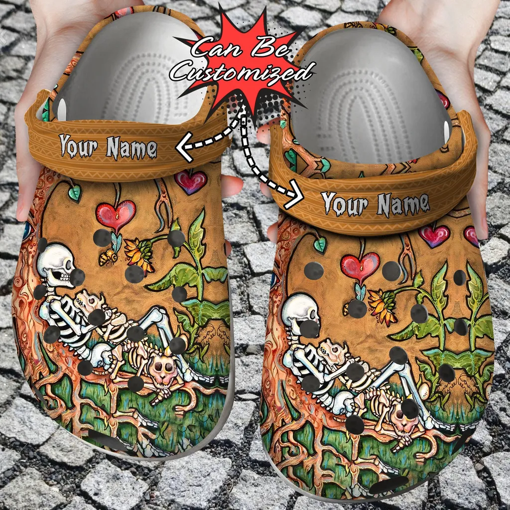 Skull Till Death Do Us Part Crocs Clog