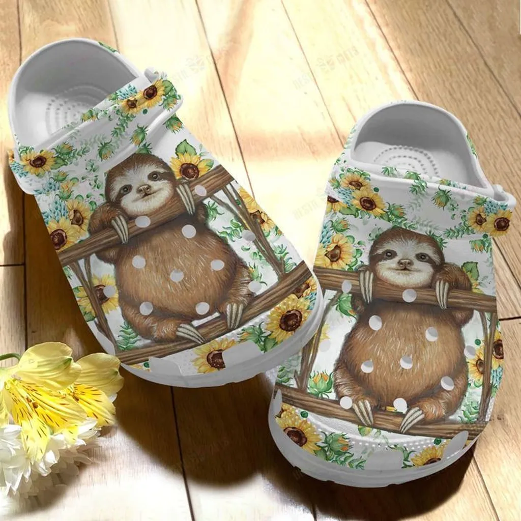 Sloth Cute Sloth Crocs Classic Clogs