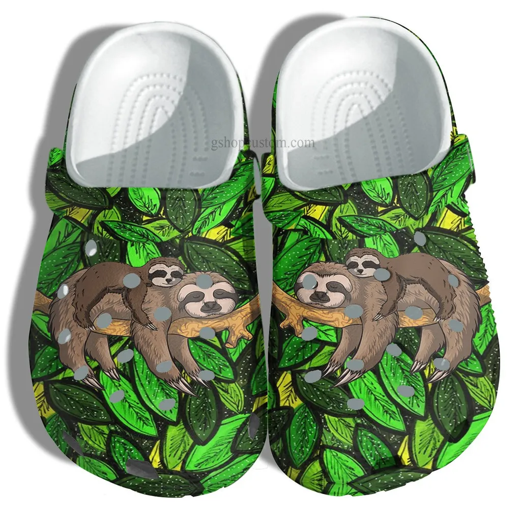 Sloth Grandma Grandaughter Sloth Croc