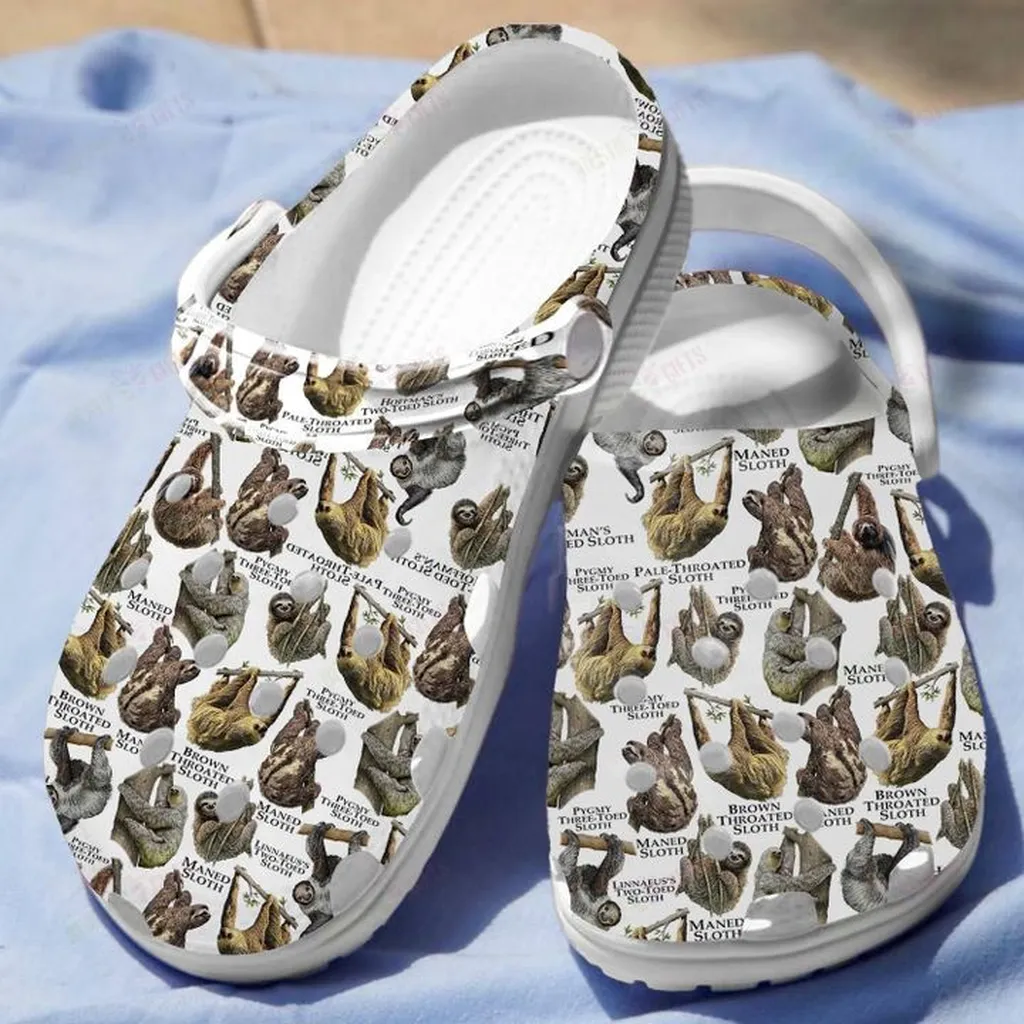 Sloths Of The Tropical Rainforests Crocs Classic Clogs