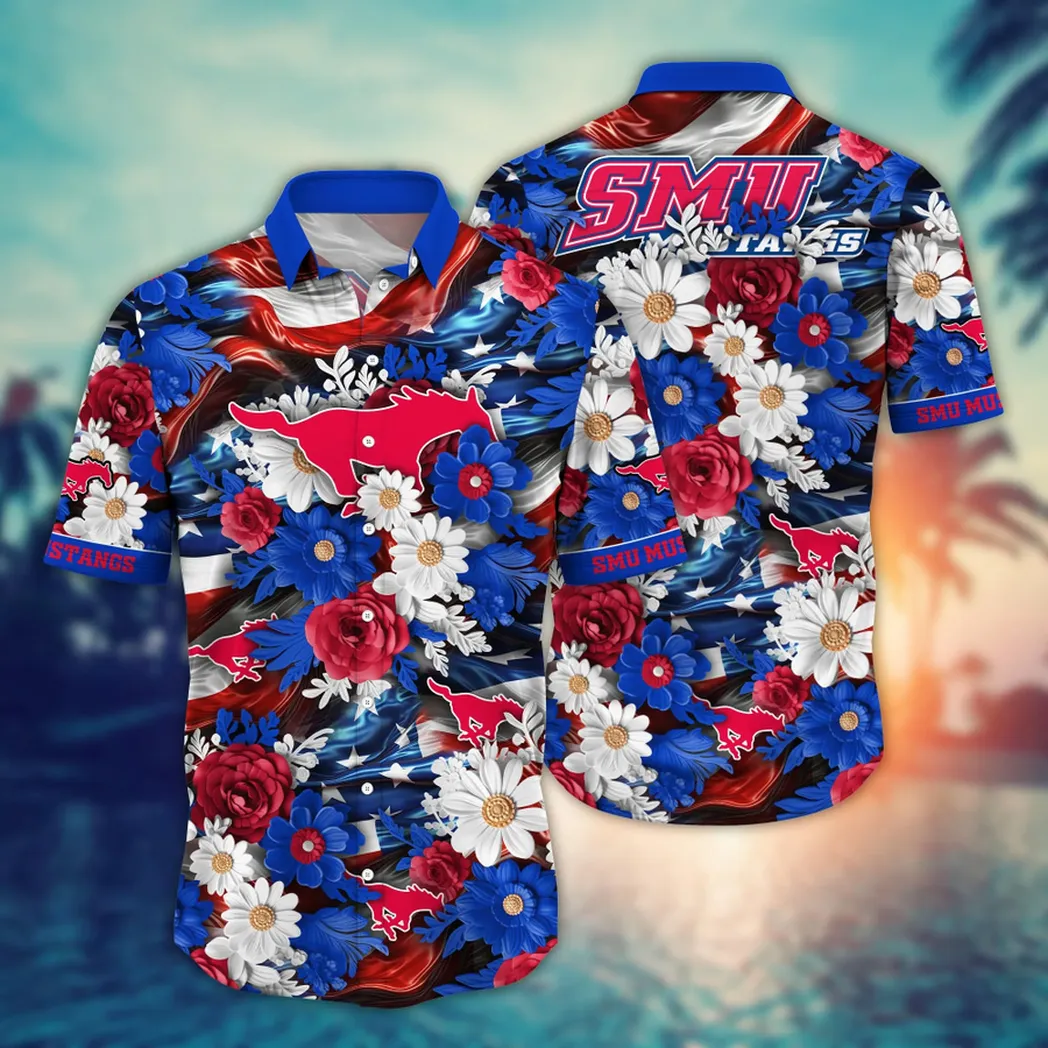 SMU Mustangs NCAA Aloha Hawaiian Shirt, Summer VPHWA2451153380