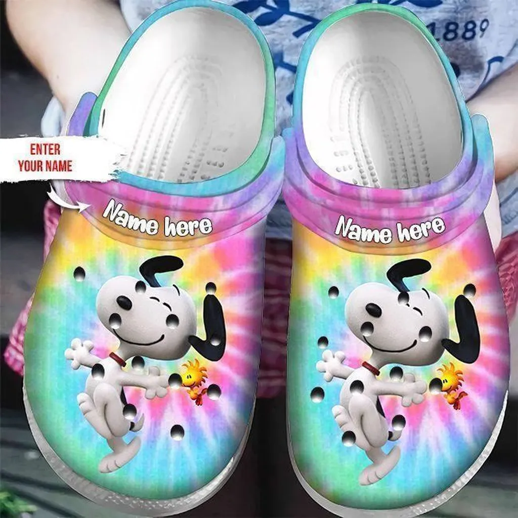 Snoopy And Woodstock Crocs Clog