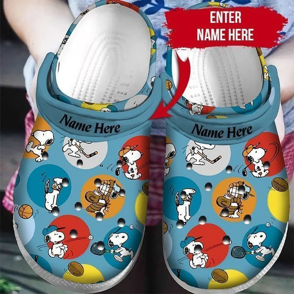 Snoopy Comics Crocs Clog