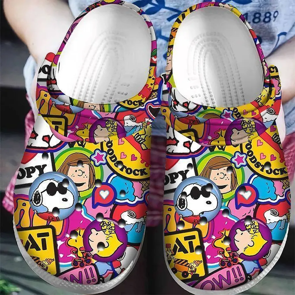 Snoopy Peanuts Crocs Clog