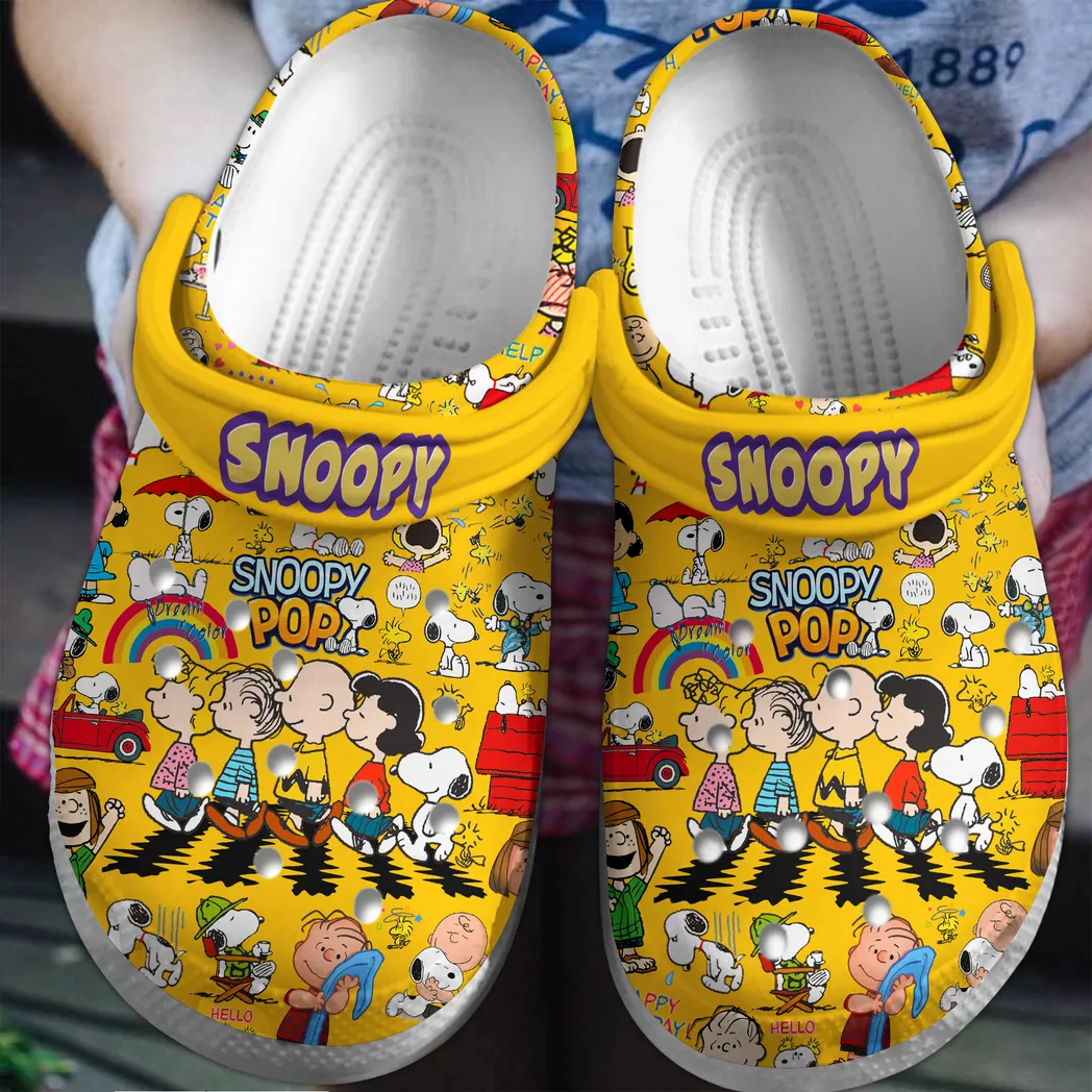 Snoopy Pop Movie Crocs Clogs