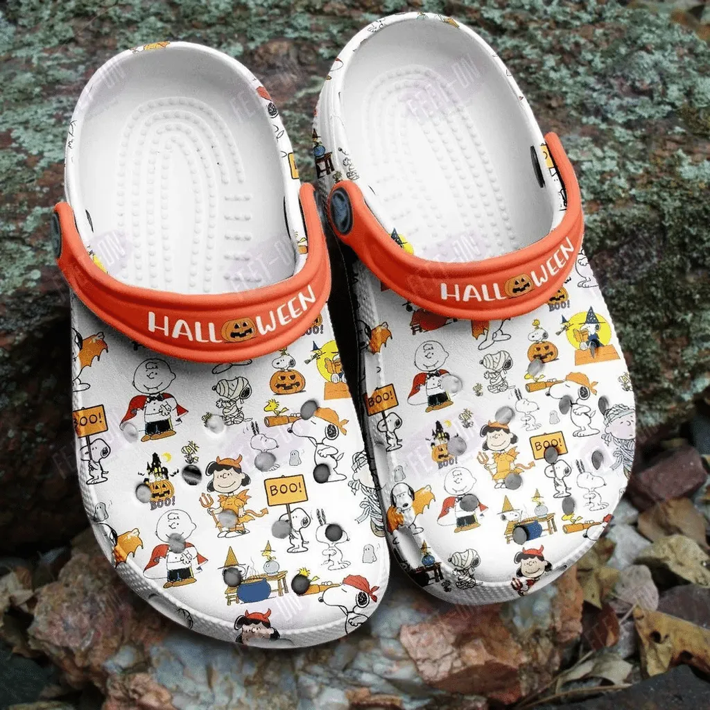 Snoopy The Peanuts Halloween Crocs Classic Clogs