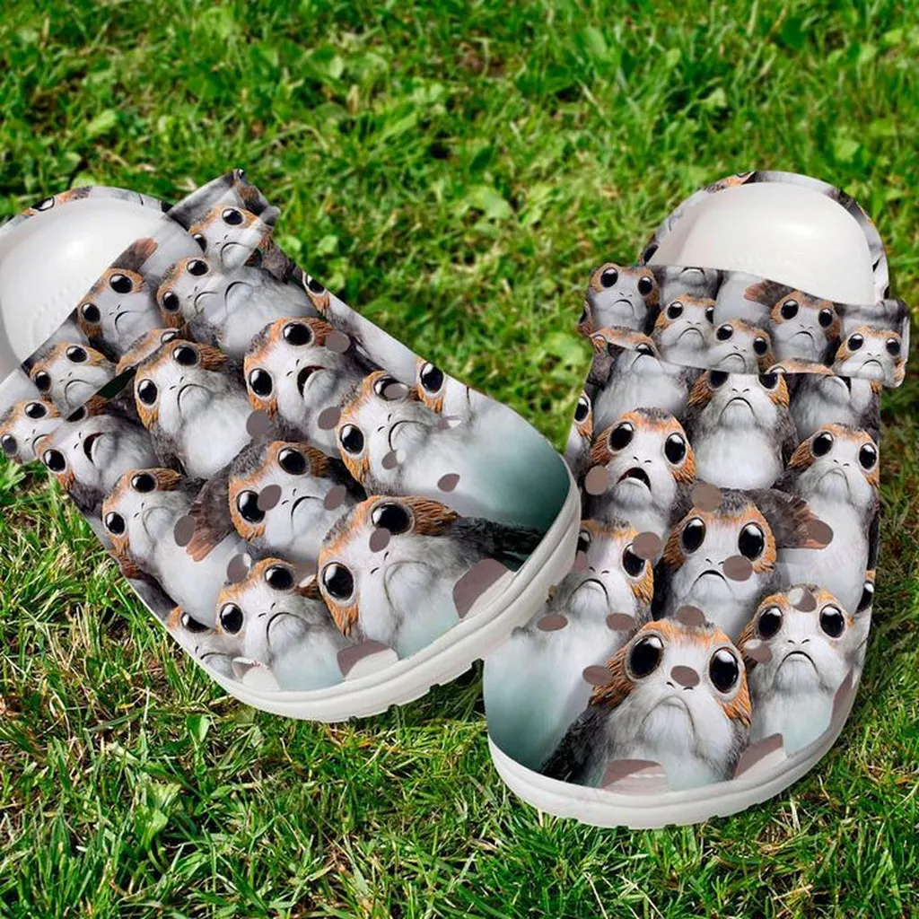 So Many Porg Crocs, Personalized Crocs Classic Clogs