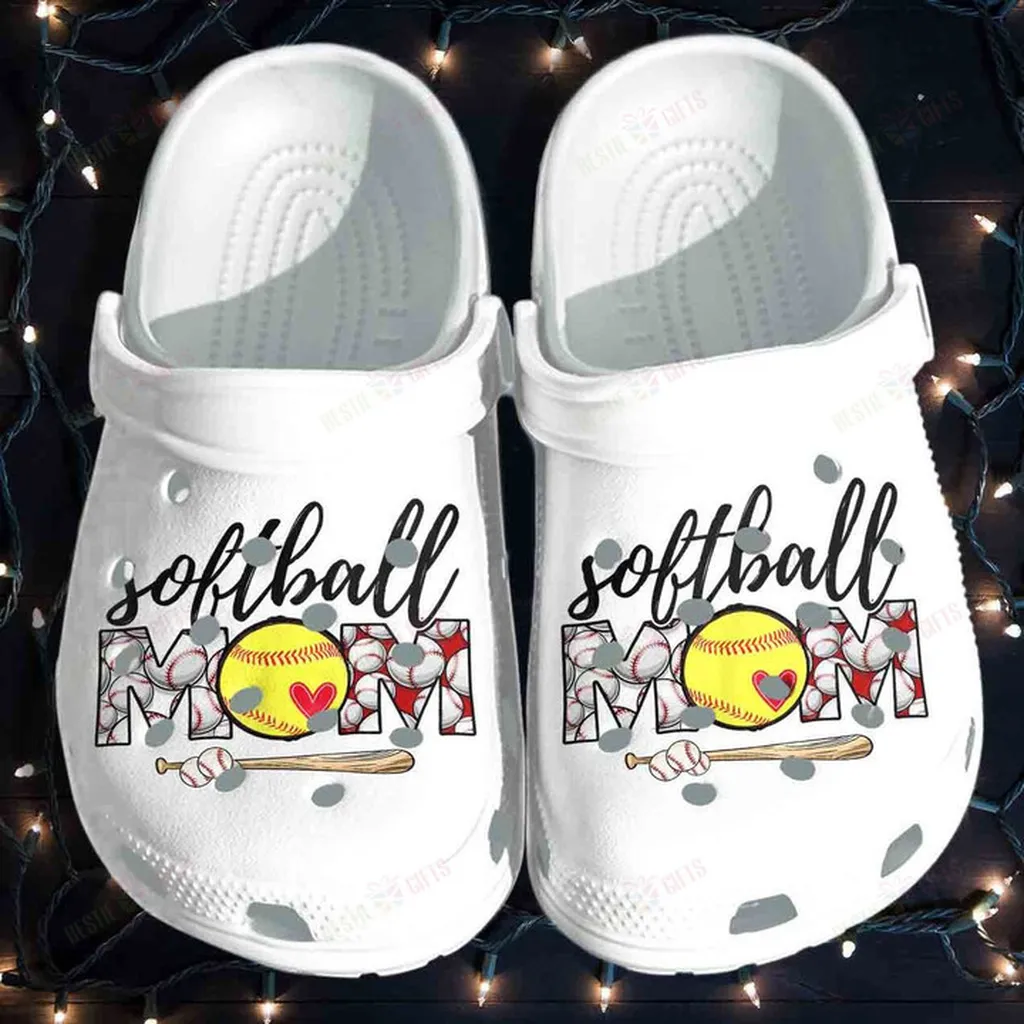 Softball Mom Crocs Classic Clogs