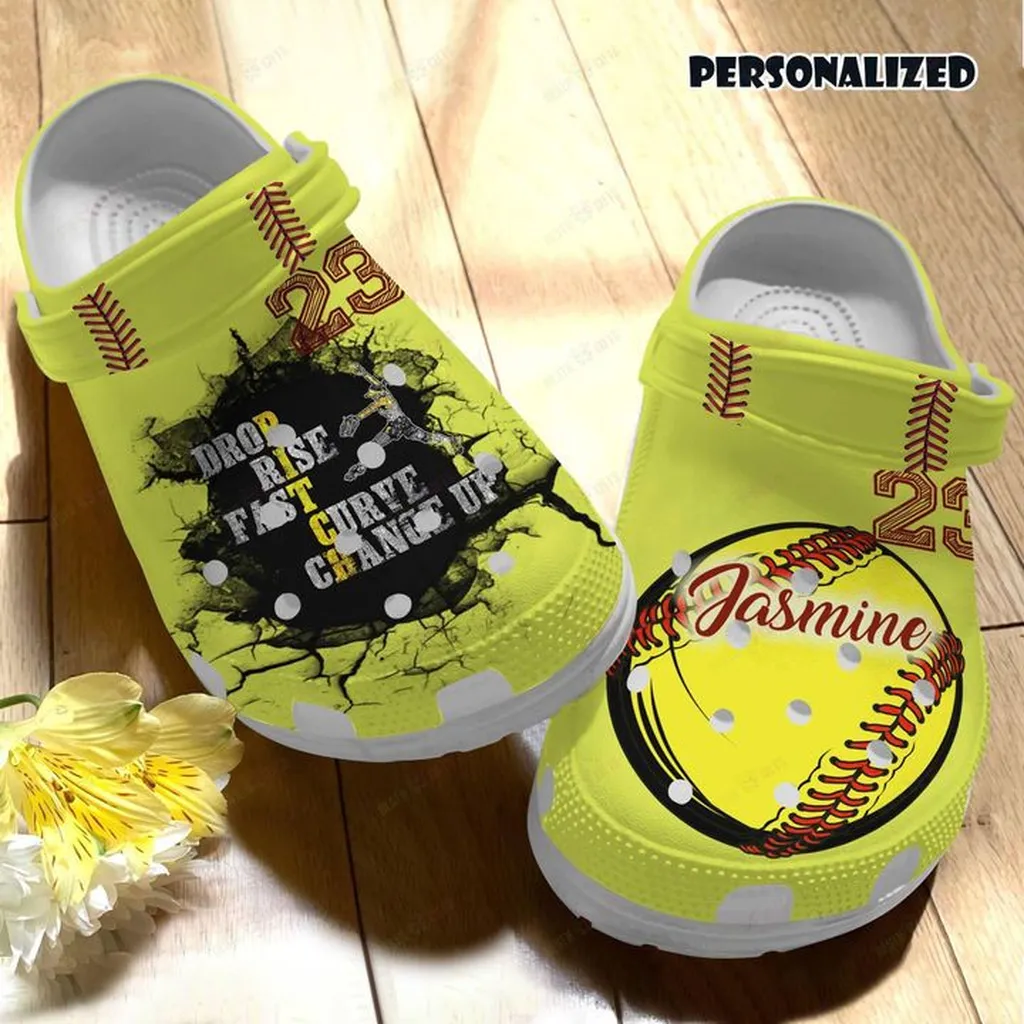 Softball Personalized The Winner Crocs Classic Clogs