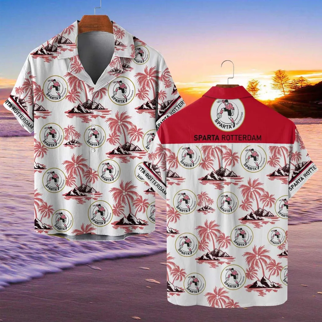 Sparta Rotterdam Hawaiian Shirt Style Classic Oversized Hawaiian, Unisex Hawaiian Shirt