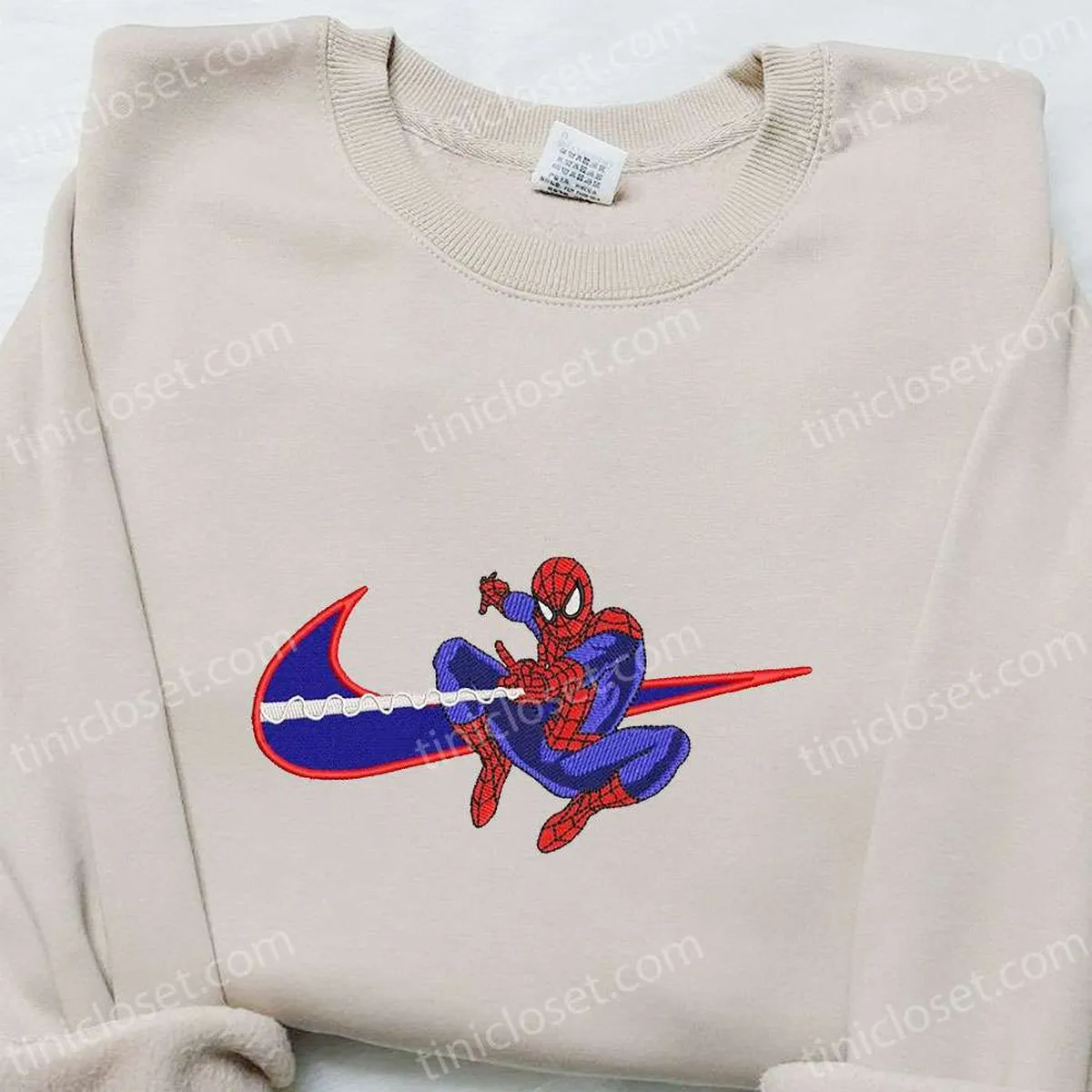 Spider-Man Movie x Swoosh Embroidered Hoodie, Marvel Cinematic Universe, Best Gift Ideas for Family