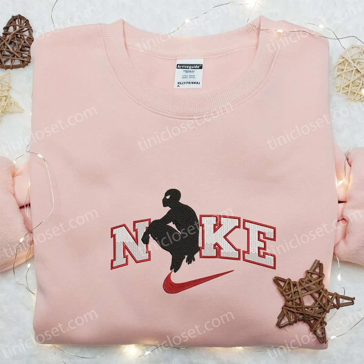 Spider-man Thinking x Nike Embroidered Sweatshirt, Marvel and DC Comics Embroidered Shirt, The Best Gift