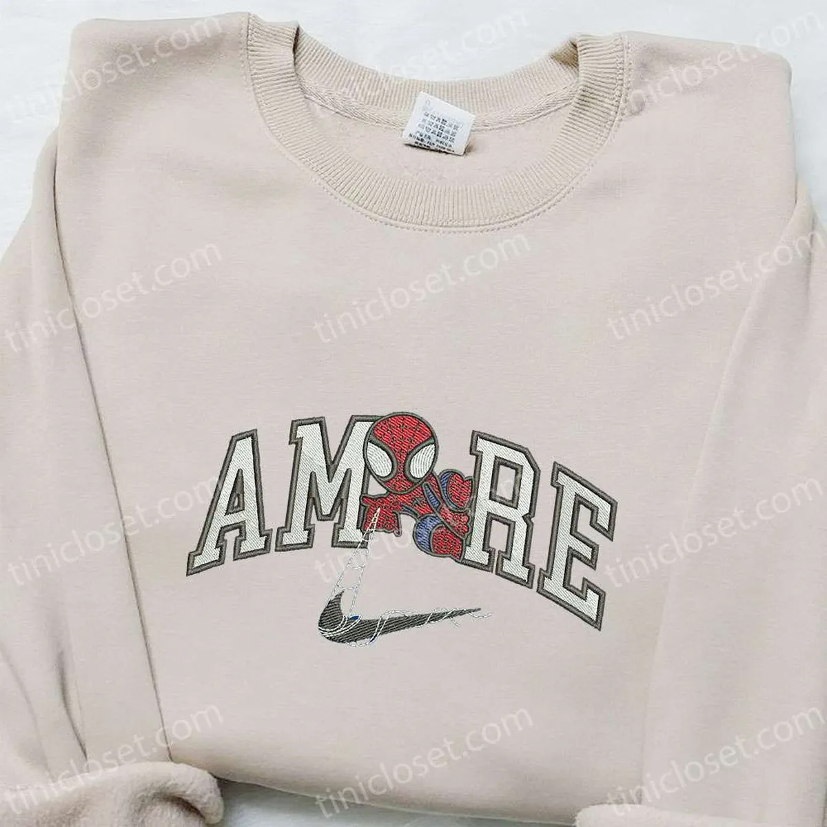 Spider-Man x Swoosh Movie Embroidered Hoodie, Marvel Cinematic Universe, Best Gift Ideas for Family