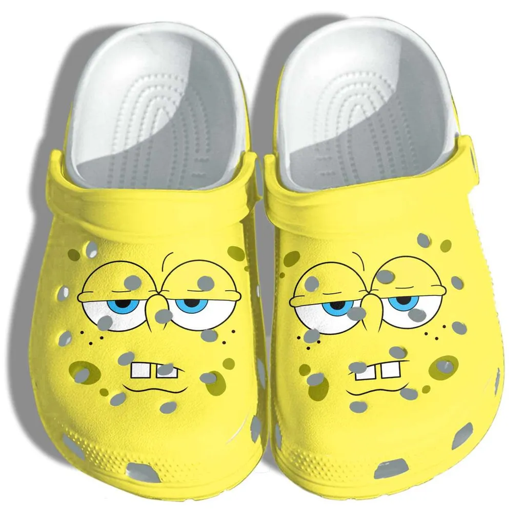 Sponge Boring Face Crocs Crocband Clog