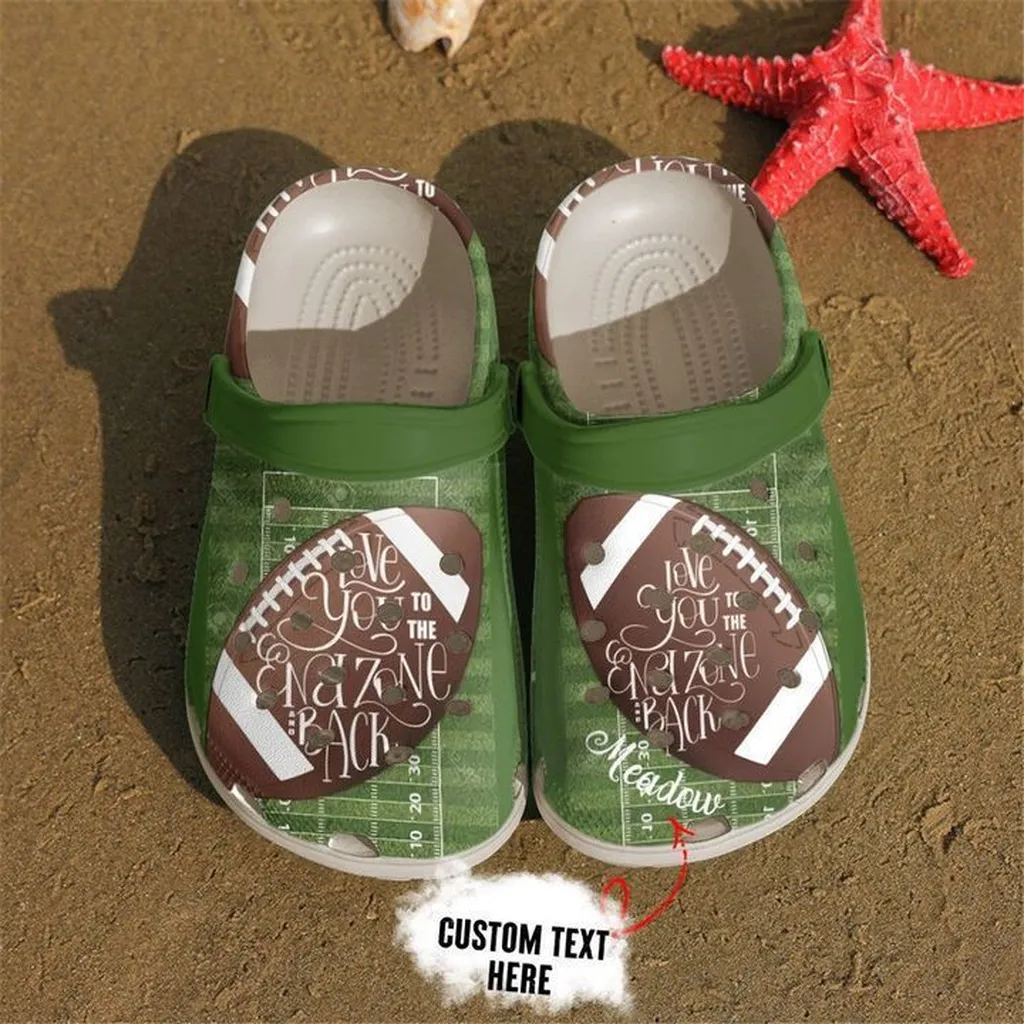 Sport Crocs - Football Love You To The End Zone Clog