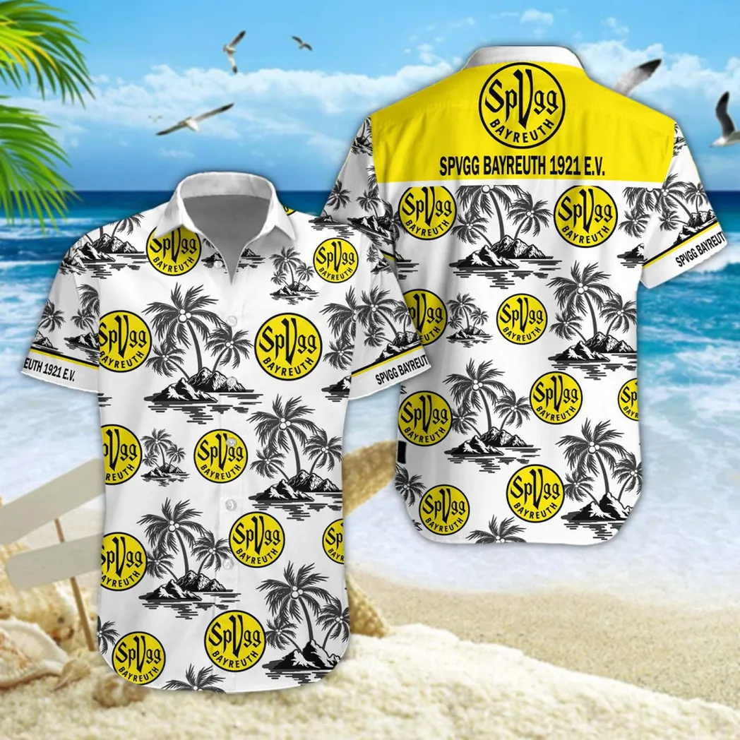 SpVgg Bayreuth 1921 e.V. Hawaiian Shirt Style Classic Oversized Hawaiian, Unisex Hawaiian Shirt Trending Summer