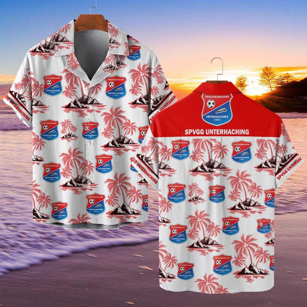 SpVgg Unterhaching Hawaiian Shirt Style Classic Oversized Hawaiian