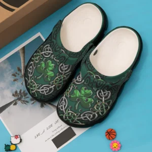 St Patricks Day Irish Shamrock Circle Celtics Crocband Crocs