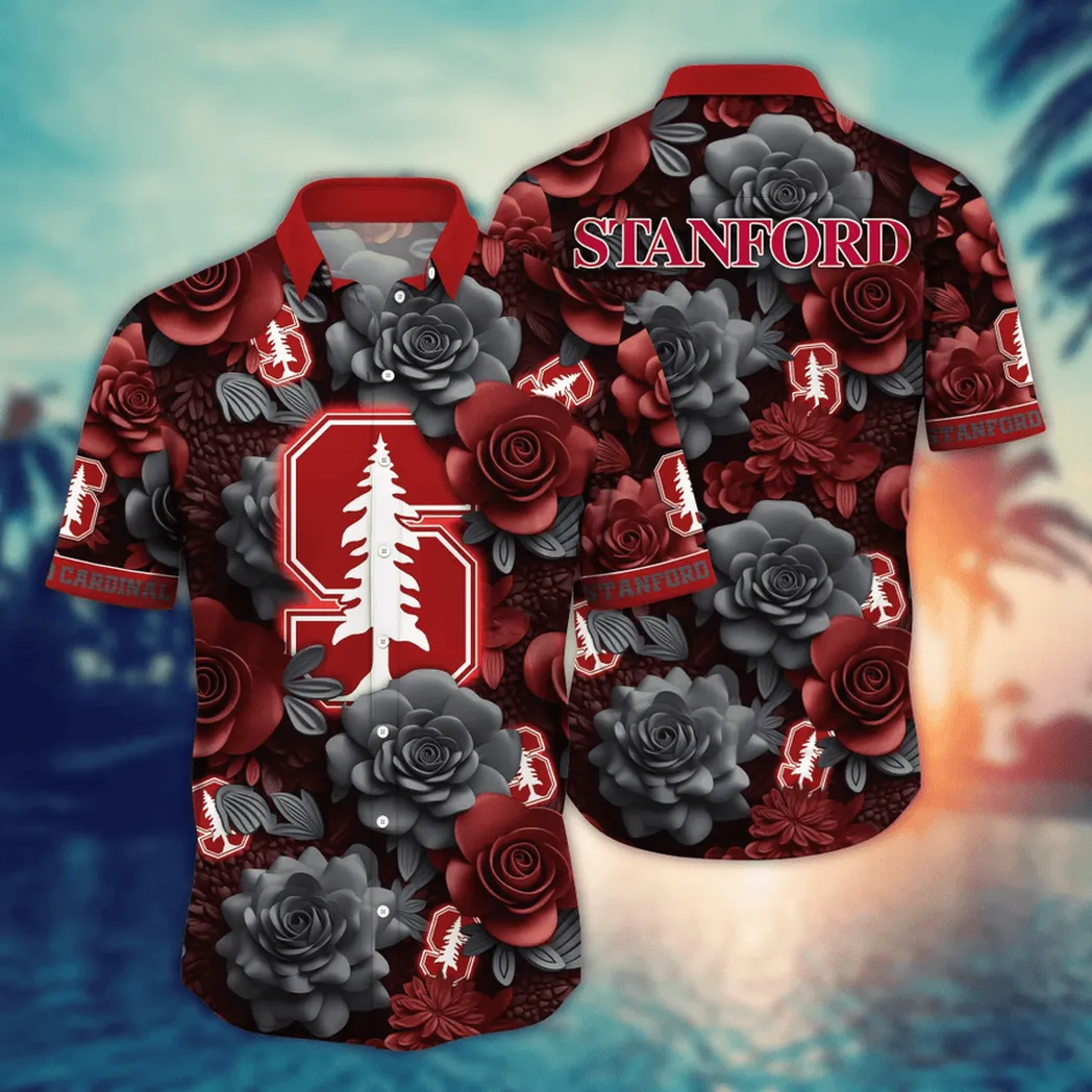 Stanford Cardinal NCAA Flower Aloha Hawaiian Shirt, Summer Football Shirts VPHWA2451153934