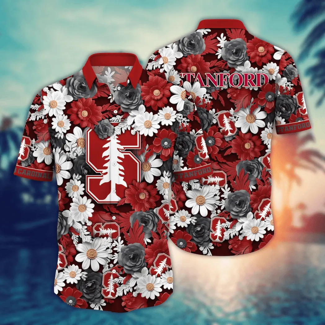 Stanford Cardinal NCAA Flower Aloha Hawaiian Shirt, Summer Football Shirts VPHWA2451153954