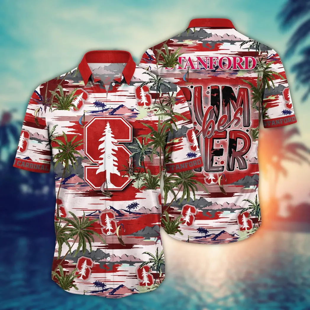 Stanford Cardinal NCAA Flower Aloha Hawaiian Shirt, Summer Football Shirts VPHWA2451153965