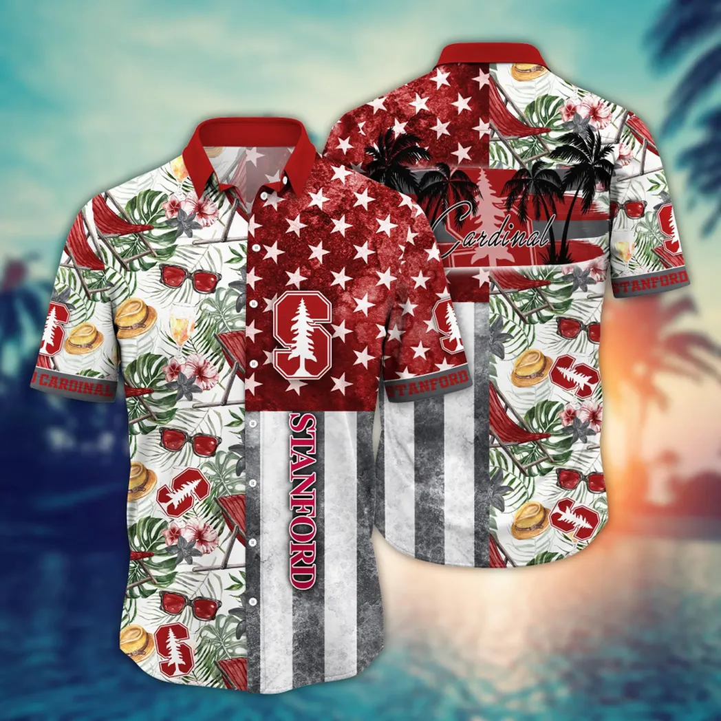 Stanford Cardinal NCAA Flower Aloha Hawaiian Shirt, Summer Football Shirts VPHWA2451154110