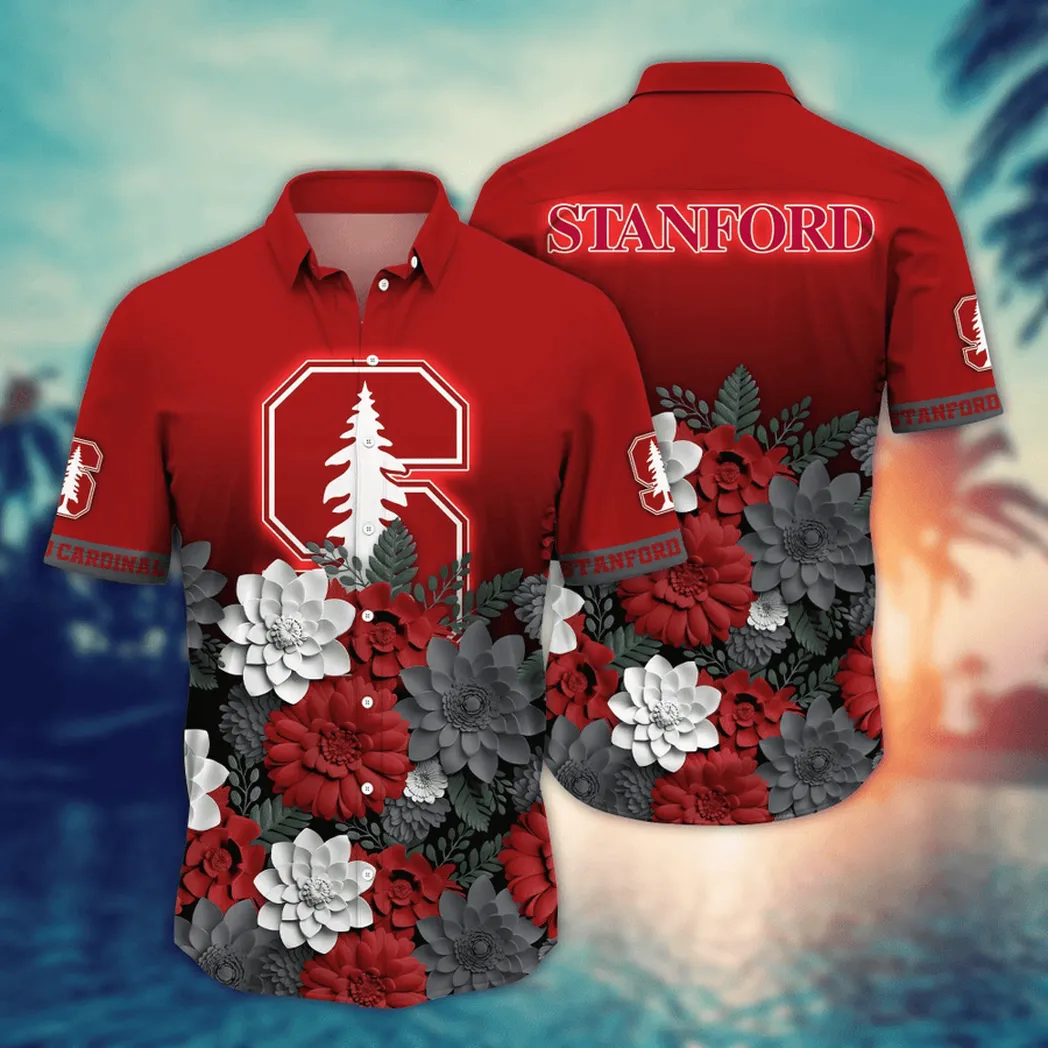 Stanford Cardinal NCAA Flower Aloha Hawaiian Shirt, Summer Football Shirts VPHWA2451155098