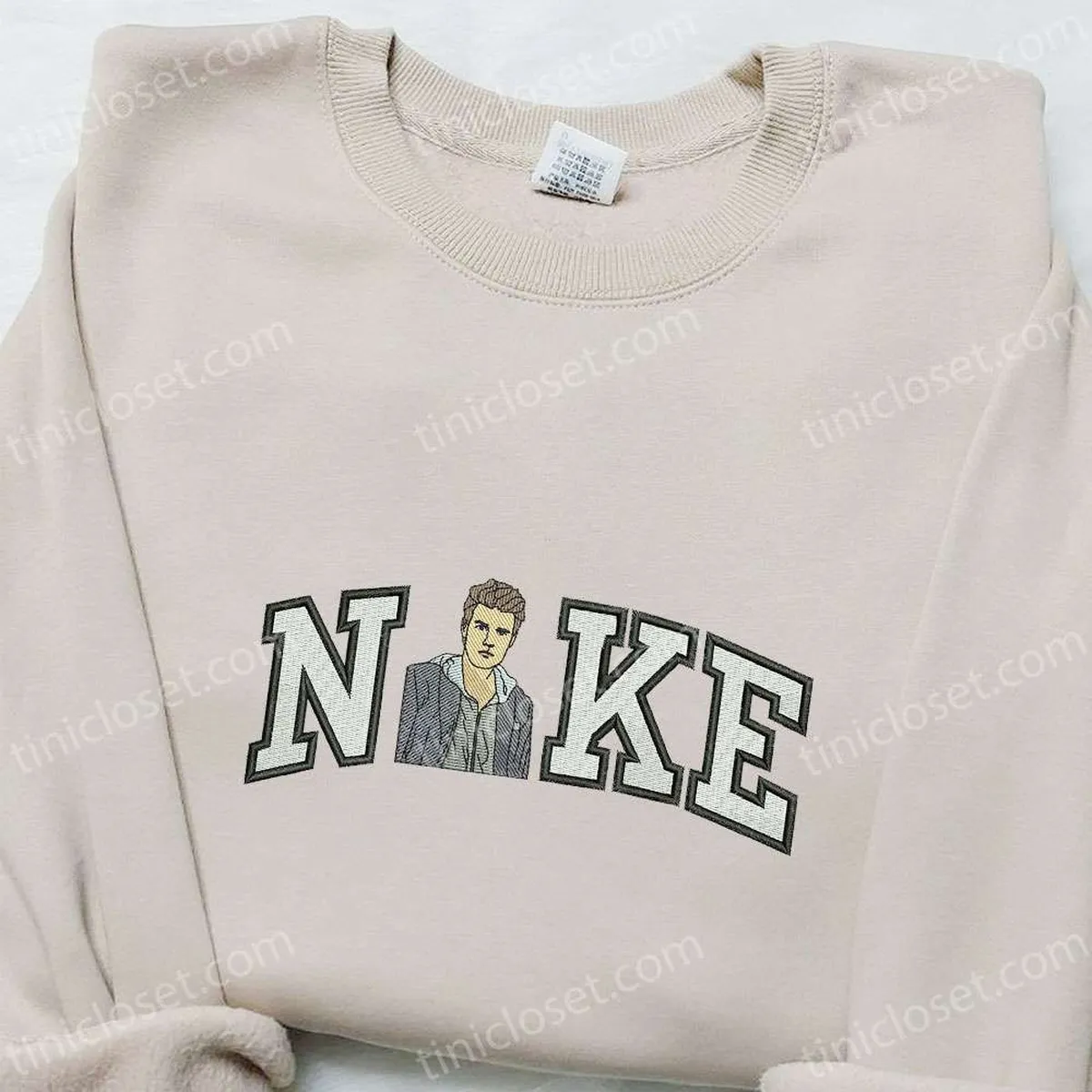 Stefan x Nike Embroidered Sweatshirt, Celebrity Embroidered Hoodie, Best Gift for Family