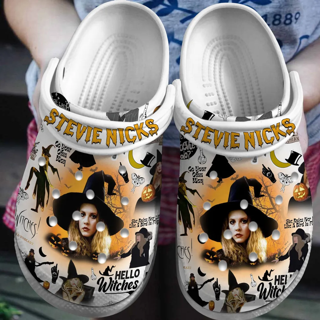 Stevie Nicks Music Crocs Clogs