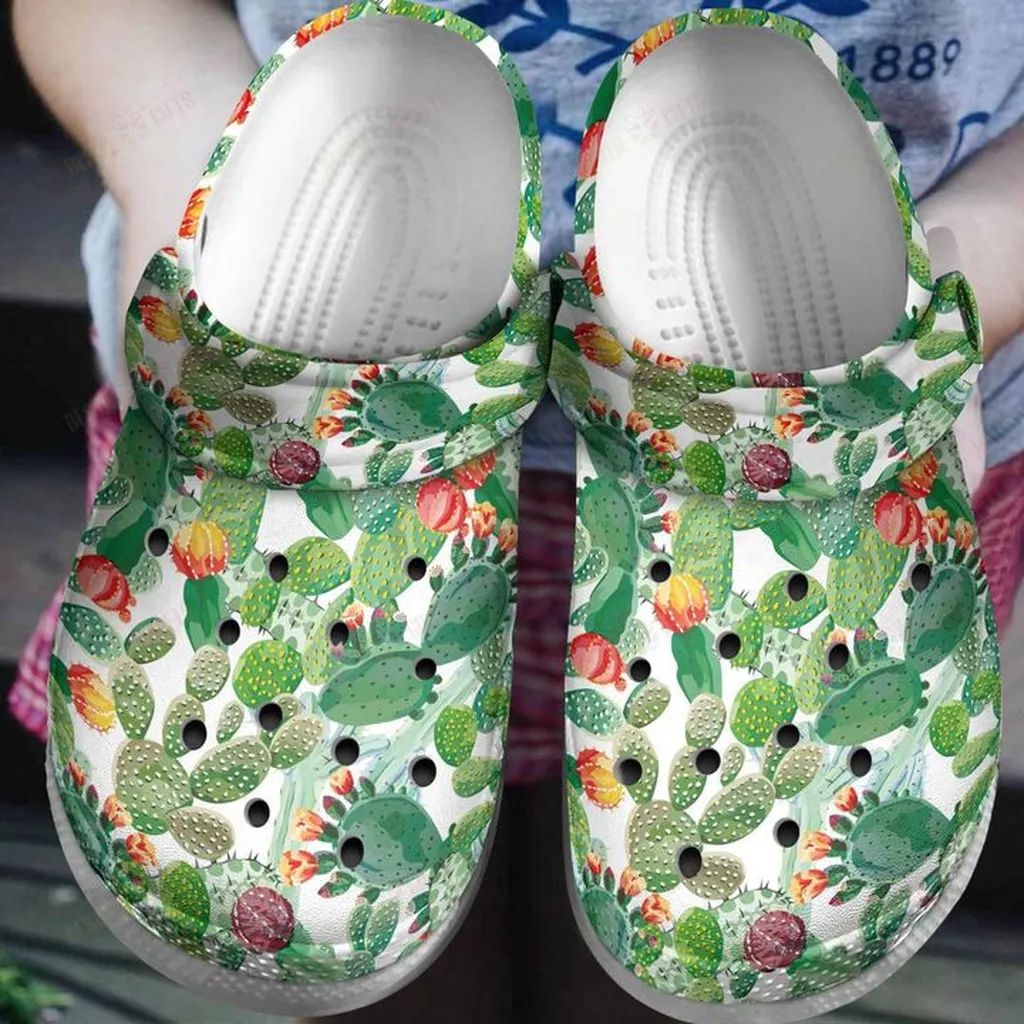 Succulent Collection Crocs, Personalized Crocs Classic Clogs