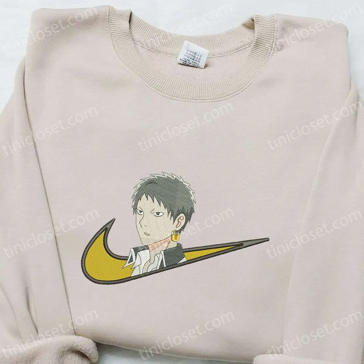 Suhaerumaru x Swoosh Anime Embroidered Hoodie, Cool Anime Clothing, Best Gift Ideas for Family