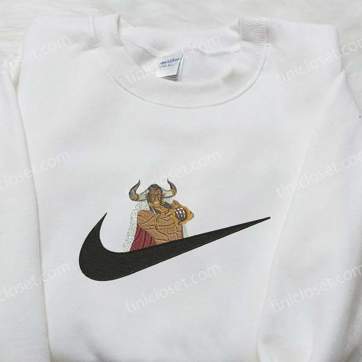 Sun Wukong x Nike Embroidered Sweatshirt, Money King Embroidered Shirt, Nike Inspired Embroidered Shirt