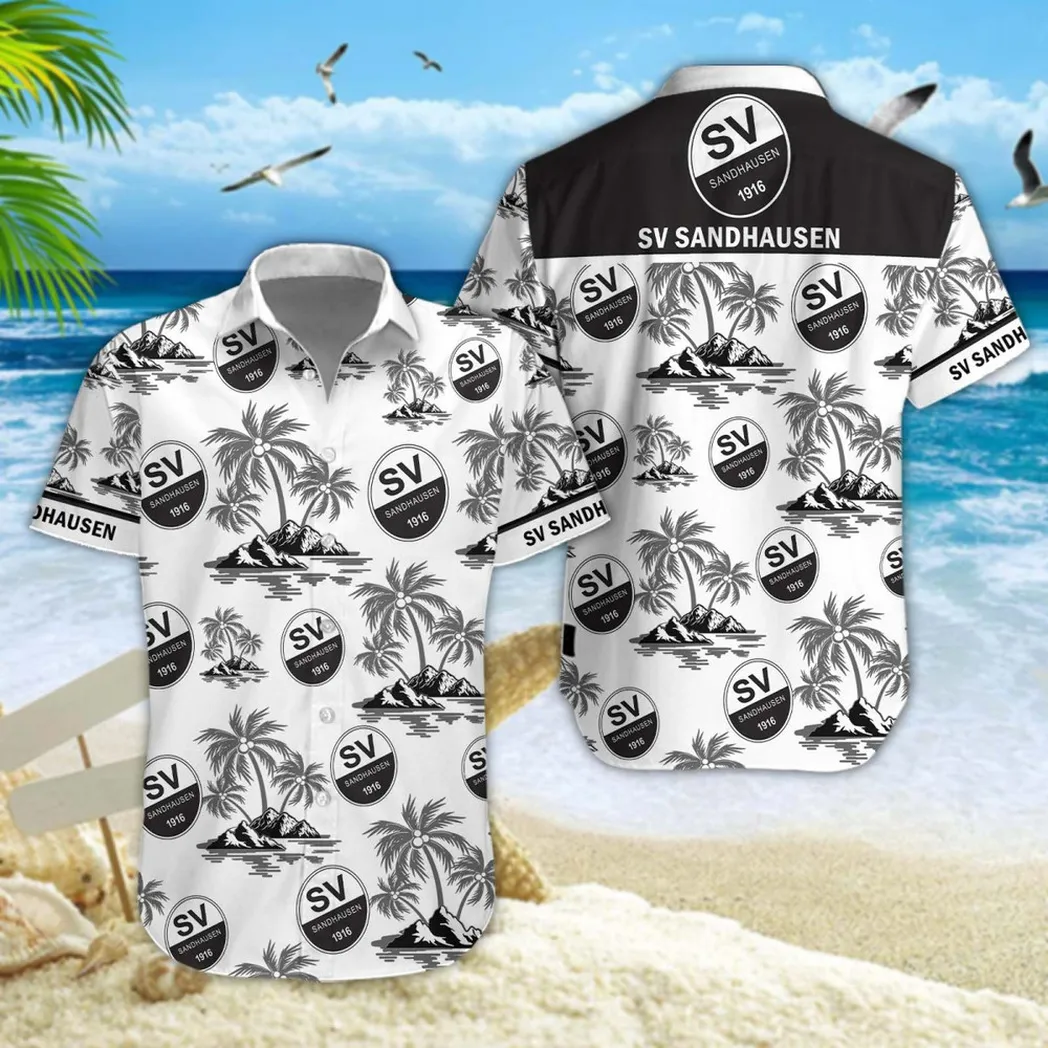 SV Sandhausen Hawaiian Shirt Style Classic Oversized Hawaiian, Unisex Hawaiian Shirt Trending Summer