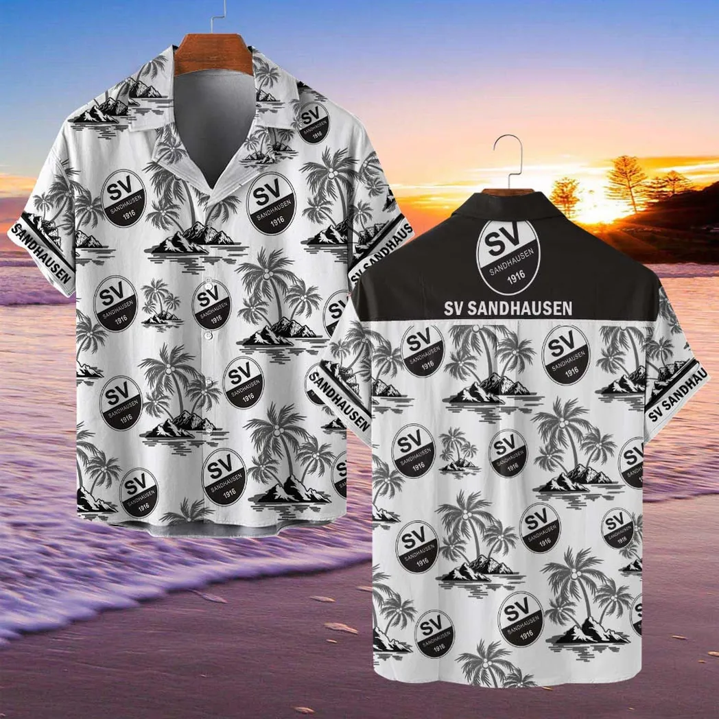 SV Sandhausen Hawaiian Shirt Style Classic Oversized Hawaiian, Unisex Hawaiian Shirt