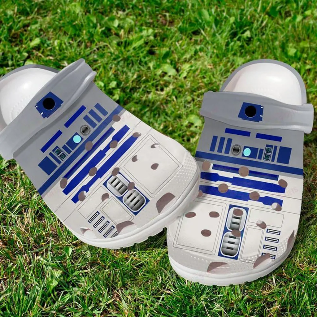 Sw R2 D2 Crocs Classic Clogs