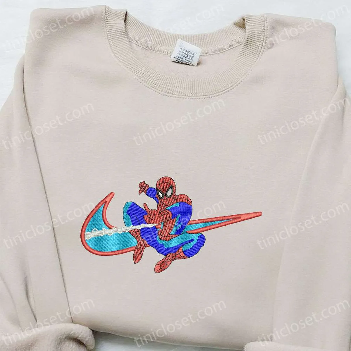 Swoosh Movie x Spider-Man Embroidered Hoodie, Marvel Cinematic Universe, Best Gift Ideas for Family