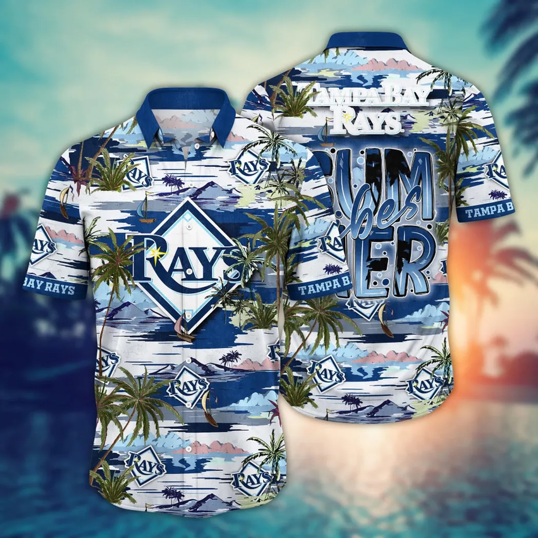 Tampa Bay Rays MLB Flower Aloha Hawaiian Shirt, Summer Football Shirts VPHWA2451152638