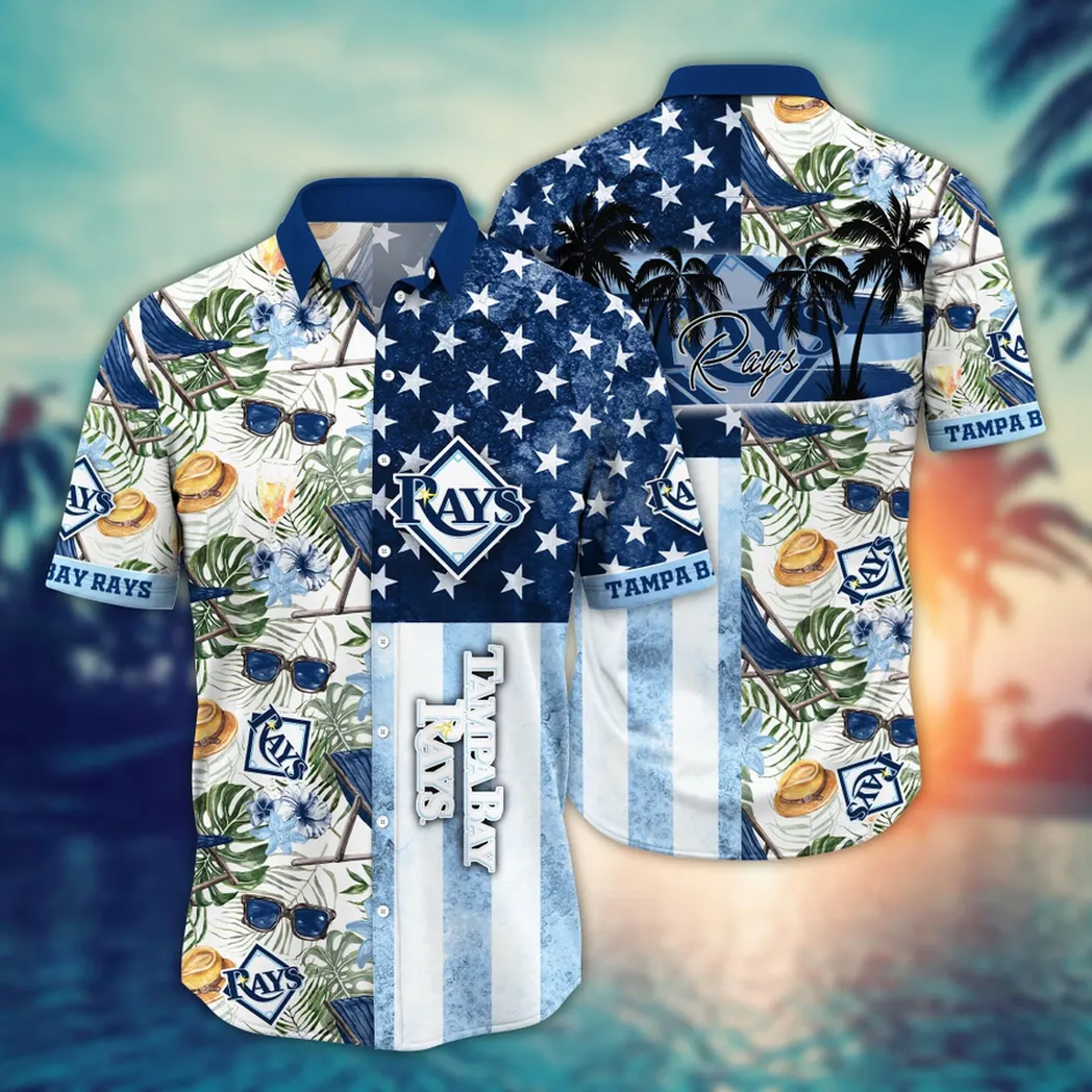 Tampa Bay Rays MLB Flower Aloha Hawaiian Shirt, Summer Football Shirts VPHWA2451152797