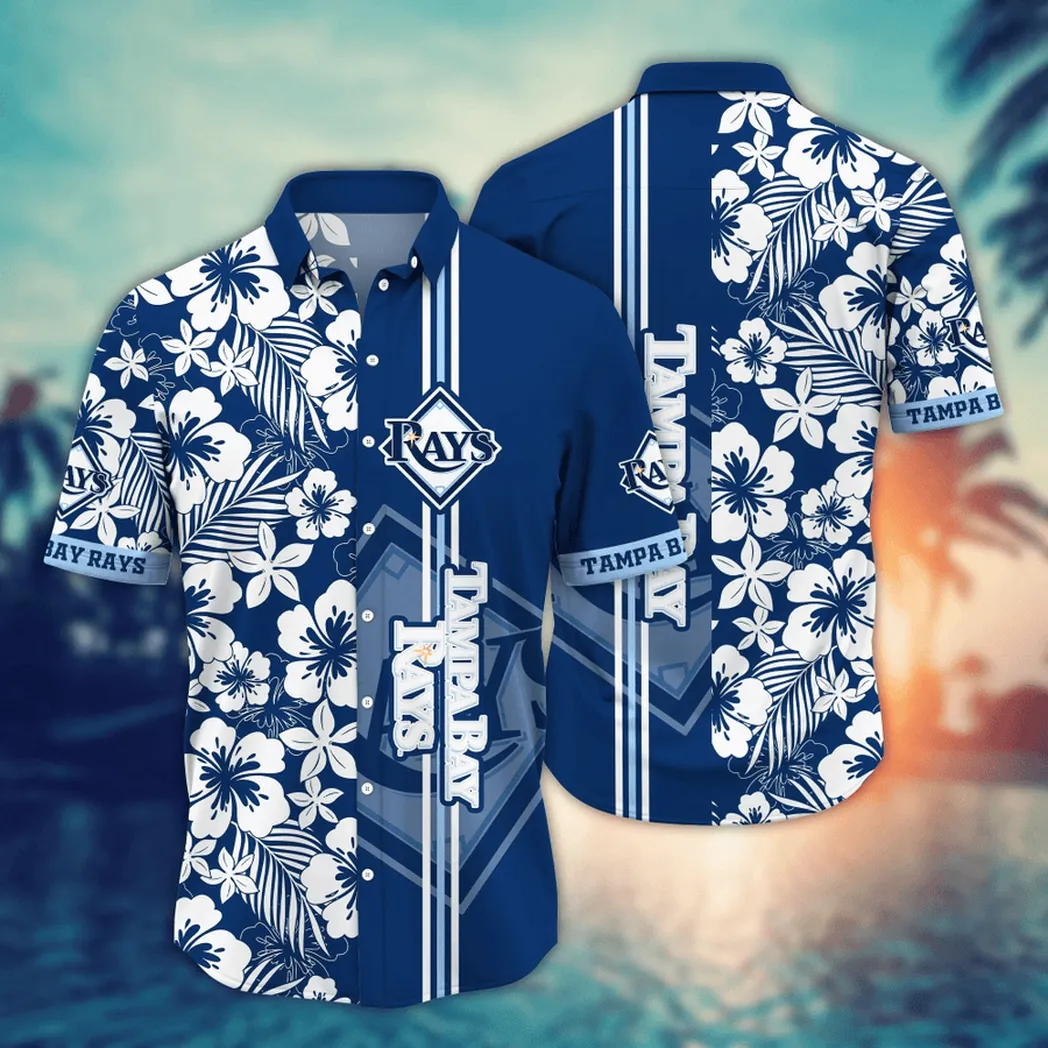 Tampa Bay Rays MLB Flower Aloha Hawaiian Shirt, Summer Football Shirts VPHWA2451154748