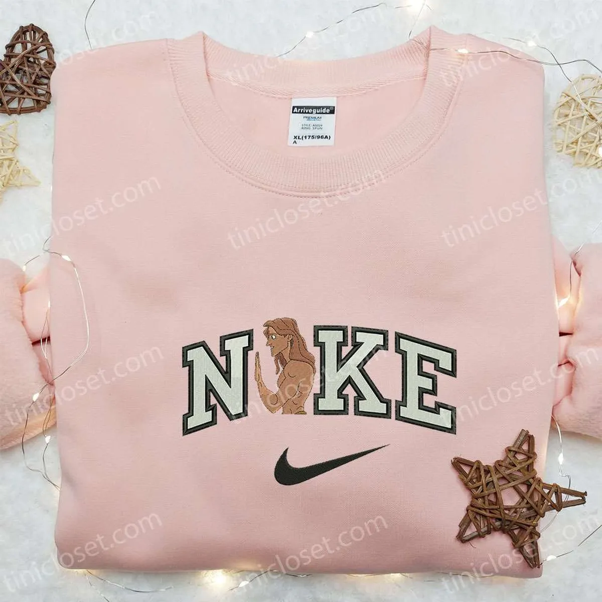 Tarzan x Nike Embroidered Sweatshirt, Tarzan Disney Embroidered Shirt, The Best Gift