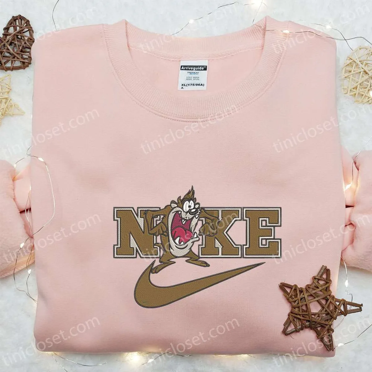 Tasmanian Devil x Nike Embroidered Sweatshirt, Looney Tunes Disney Plus Embroidered Shirt, Best Gift Ideas For All Occasions