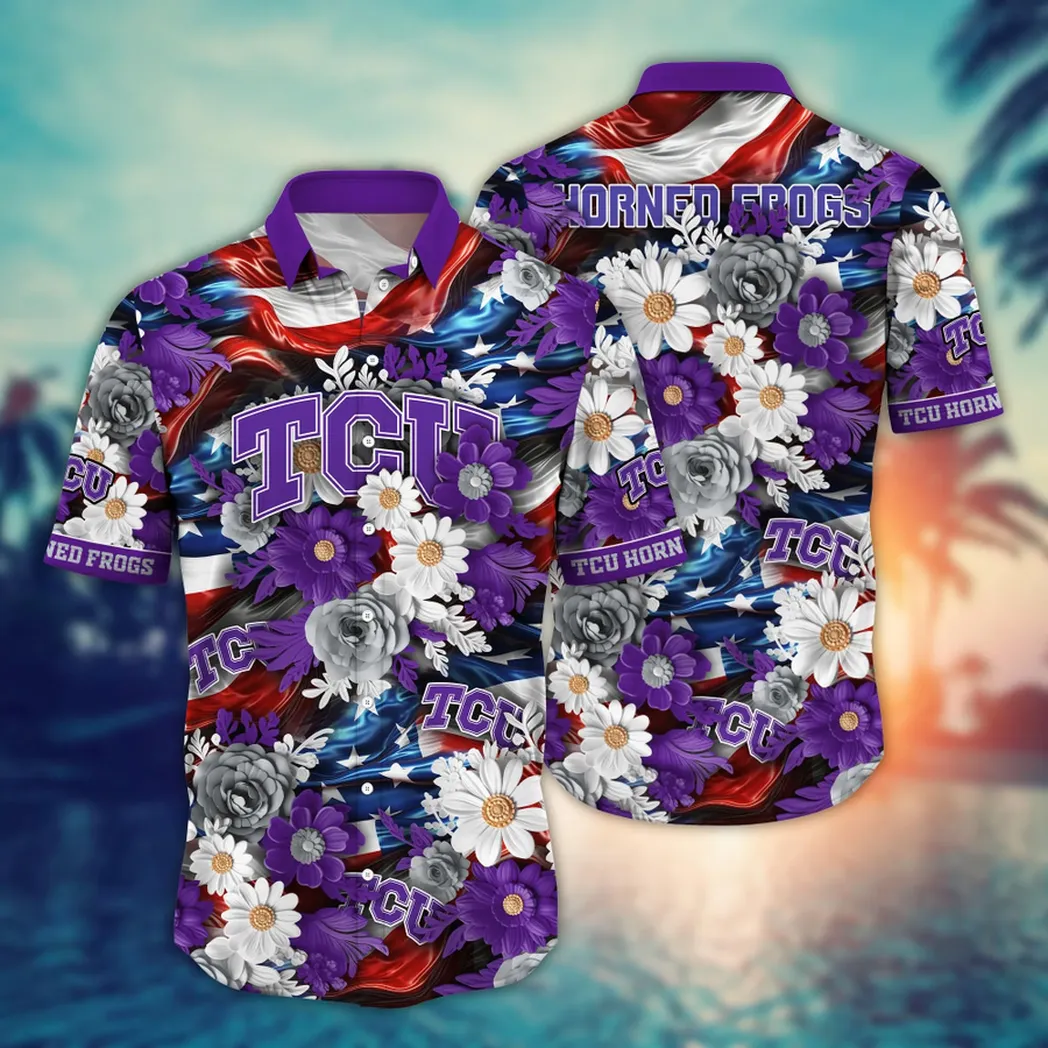 TCU Horned Frogs NCAA Aloha Hawaiian Shirt, Summer VPHWA2451153364