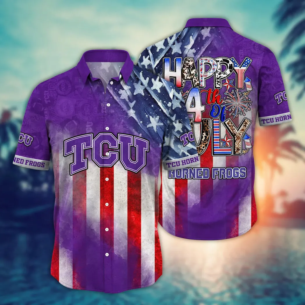 TCU Horned Frogs NCAA Aloha Hawaiian Shirt, Summer VPHWA2451153528